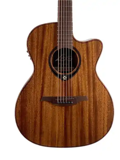 Used Lag TRAMONTANE T98ACE AC/EL Solid Top Acoustic Guitar Wood Big Sale