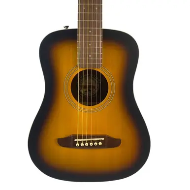 Used Fender REDONDO MINI SUNBURST Laminate Top Acoustic Guitar Sunburst New Arrival