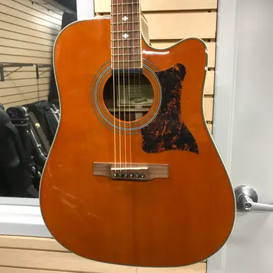 Warranty Included Used Epiphone DR-500MCE/NA Laminate Top Acoustic Guitar Orange