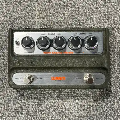 Used WARM AUDIO WA-C1 WARM CHORUS VIBRATO Guitar Pedal Free Returns