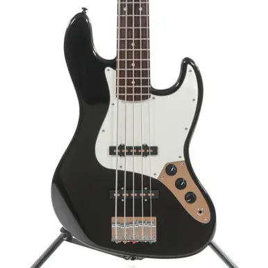 Used Squier AFFINITY JAZZ BASS V J Type Bass Guitar Black 5-String Direct From Factory