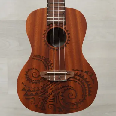 Low Price Used Luna Uke Tc Mah Ukulele Wood