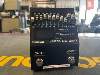 Used Boss EQ-200 EQ Pedal Money Back Guarantee