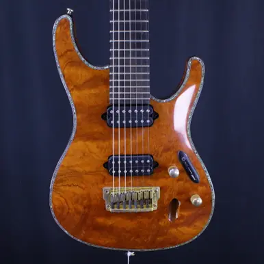 Best Seller Used Ibanez SIX27FDBG 7-STRING Super S Electric Guitar Wood 7-String