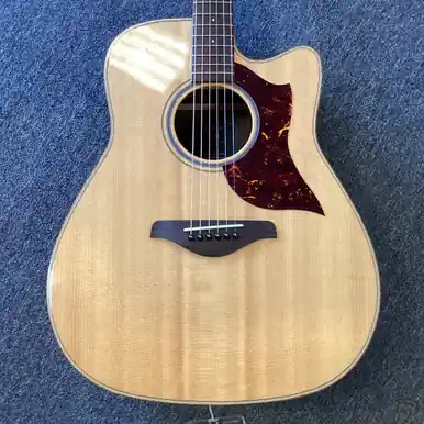 Used Yamaha A1R Solid Top Acoustic Guitar Natural Buy Online