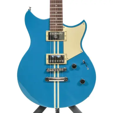 Crafted Used Yamaha RSE20 SWB Double Cut Electric Guitar Blue 6-String