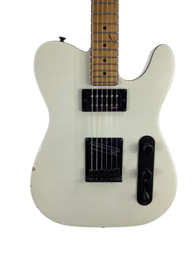 Used Squier TELECASTER CONTEMPORARY AS IS DING T Type Electric Guitar White 6-String One Day Deal