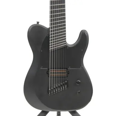 Last Chance Used Schecter DIAMOND SERIES PT-8 BLACK OPS Modern Metal Electric Guitar Black 8-String