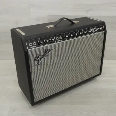 Used Fender 65 Deluxe Reverb 1x12 Tube Combo Amplifier Handmade