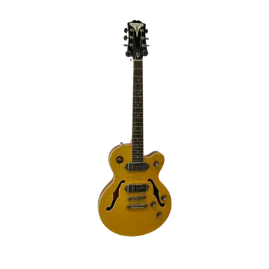 Used Epiphone WILDKAT Semi-Hollow Electric Guitar Yellow 6-String Crafted