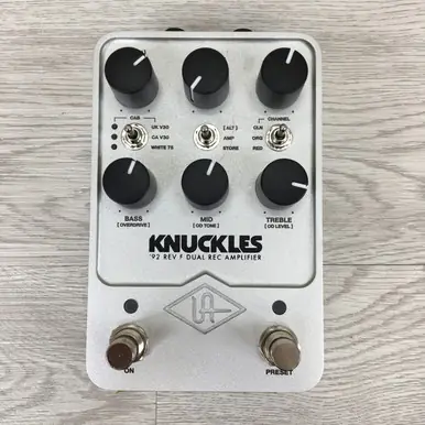 Used UA KNUCKLES DUAL REC AMP SIM Amp Modeling Pedal Genuine