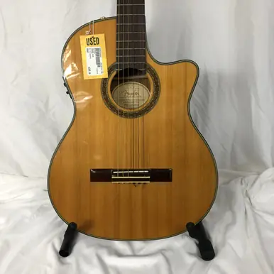 Money Back Guarantee Used Fender CN240-SCE Solid Top Acoustic Guitar Wood