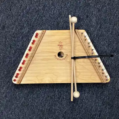 Exclusive Used RUSSIAN HAMMER DULCIMER Vintage Instrument