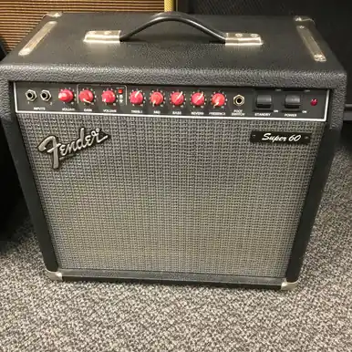 Grab Now Used Fender SUPER 60 1 x 12 Tube Combo Amplifier 1 x 12