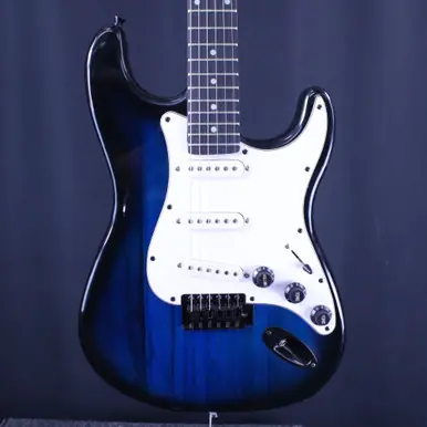 Used Lyx Pro S TYPE GUITAR S Type Electric Guitar Black 6-String Fast Shipping