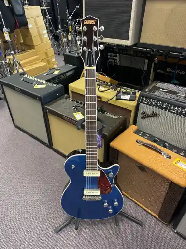 Used Gretsch G5210 P90 LP Type Electric Guitar Blue 6-String Must Have