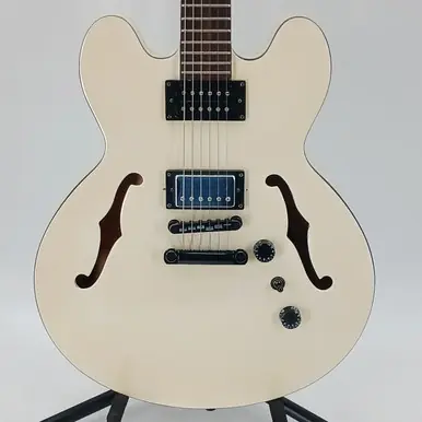 Clearance Used Epiphone EPIPHONE DOT STUDIO AW Semi-Hollow Electric Guitar White 6-String