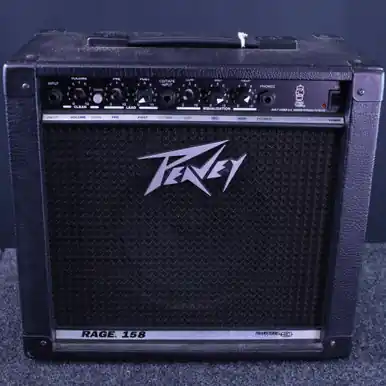 Grab Now Used Peavey RAGE 158 COMBO AMP 1 x 8 Solid State Amplifier 1 x 8