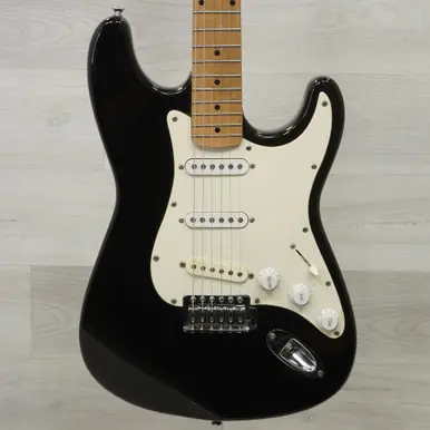 Used Squier Stratocaster Electric Guitar Black Place Order