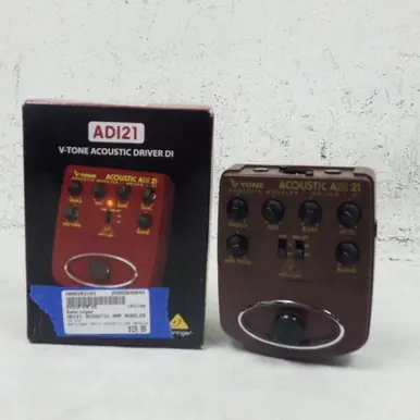 Last Chance Used Behringer ADI21 ACOUSTIC AMP MODELER Guitar Effects Pedal