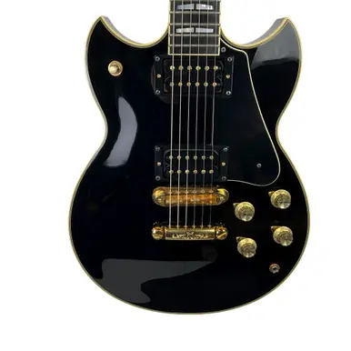 Used Yamaha SG2000 Double Cut Electric Guitar Black 6-String Modern