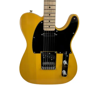 Used Squier SONIC TELECASTER T Type Electric Guitar Yellow 6-String Trending