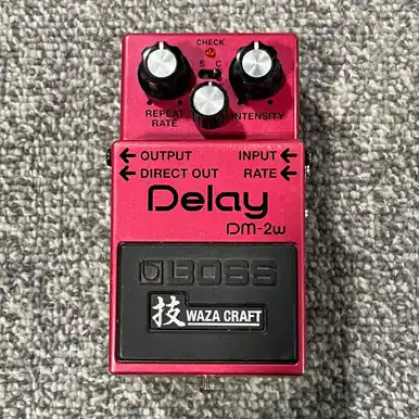 Used BOSS DM-2W WAZA CRAFT DELAY Guitar Pedal Direct From Manufacturer