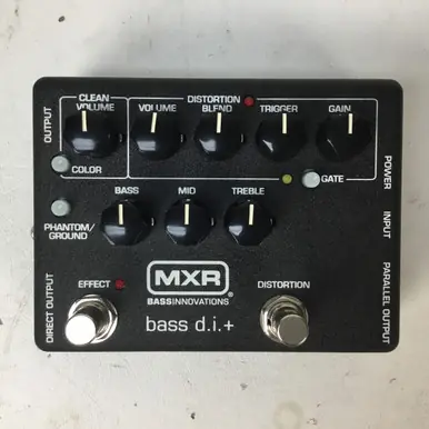Used MXR BASS D.I.+ Amp Modeling Pedal New Release