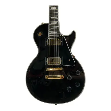 Price Drop Used Epiphone 2025 Les Paul Custom Ebony LP Type Electric Guitar Black 6-String