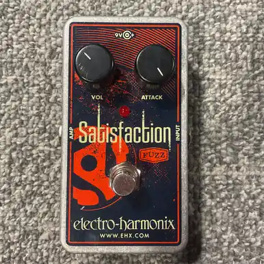 Used ELECTRO HARMONIX SATISFACTION Guitar Fuzz Pedal Free Delivery