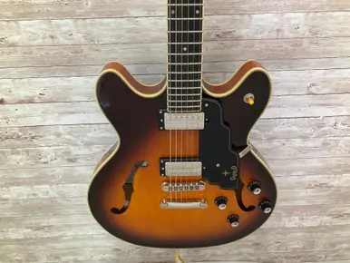 Factory Price Used Guild SF-IV/ST NEWARK ST Semi-Hollow Electric Guitar Tobacco Sunburst 6-String