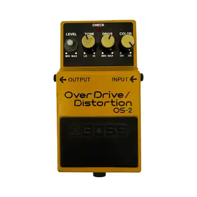 High Quality Used Boss OS-2 OVERDRIVE/DISTORTION Guitar Effect