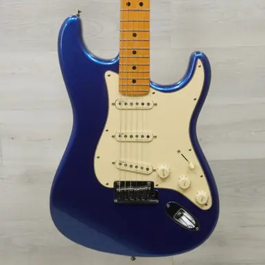 Exclusive Offer Used Fender American Ultra Stratocaster Electric Guitar Blue