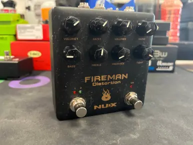 Grab Now Used Nux FIREMAN Distortion Pedal
