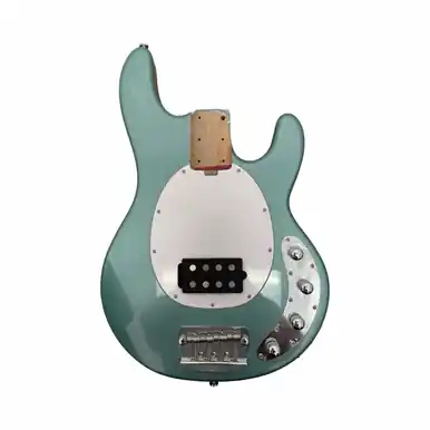 Used Sterling by Ernie Ball RAY 34 BASS BODY FULLY FUNCTIONAL Bass Guitar Green 4-String Express Delivery