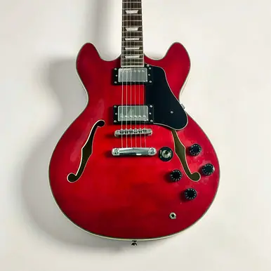 Used Firefly JSN Semi-Hollow Electric Guitar Red 6-String New Arrival