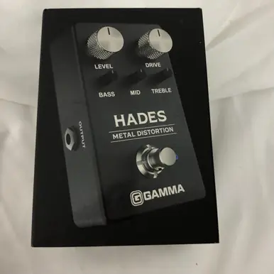 Used GAMMA HADES METAL DISTORTION Distortion Pedal No Minimum Order