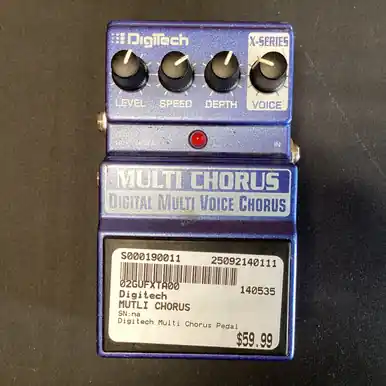 Certified Used Digitech MUTLI CHORUS Chorus Pedal