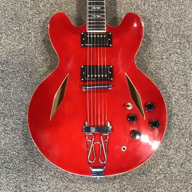 Used COZART TL 335-Style Semi-Hollow Body Electric Guitar Order Now