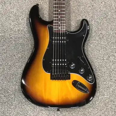 Used SQUIER BULLET STRAT HH Electric Guitar Fast Shipping