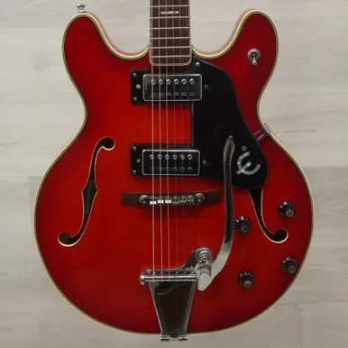 Fresh Stock Used Epiphone EA-250 Semi-Hollow Electric Guitar Red 6-String