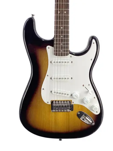 Used Squier STRAT S Type Electric Guitar Tobacco Sunburst 6-String Top Rated