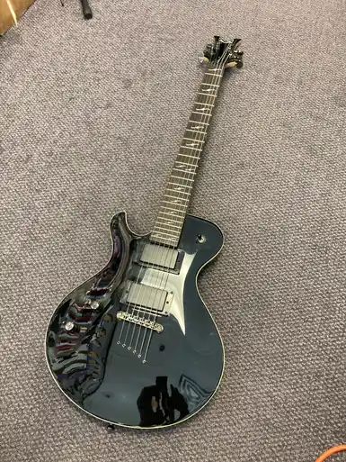 Used Dean DECEIVER LP Type Electric Guitar Black 6-String Super Sale