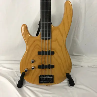 Price Cut Used Carvin B4F LEFTY J Type Bass Guitar Natural 4-String