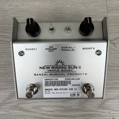 Used BANZAI NEW RISING SUN II Boost Pedal Worldwide Shipping