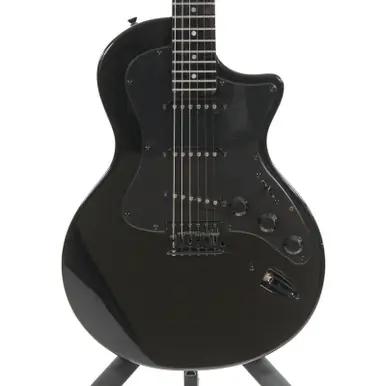 Used Esteban MIDNIGHT LEGACY LP Type Electric Guitar Black 6-String Free Delivery