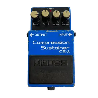 Used Boss CS-3 COMPRESSION SUSTAINER Compressor Pedal New Release