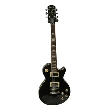 Used Epiphone LES PAUL STANDARD LP Type Electric Guitar Black 6-String Price Cut