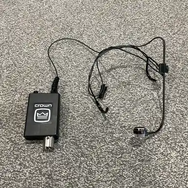 Used CROWN CM-311 HEADWORN MICROPHONE Limited Edition