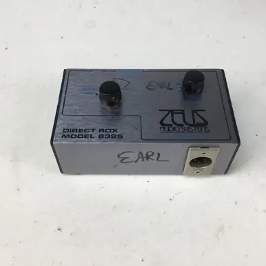Hassle-Free Returns Used ZEUS AUDIO DI BOX 8325 Pro Sound Product